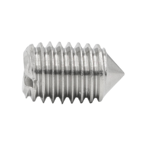 Tornillo de Fijación Cónico Ranurado de Acero Inoxidable A2-70 DIN 553 M2.5 M10 - Product Image 1