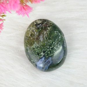 Piedra de Ágata Musgosa Natural de 5 cm, Cristal Curativo para el Crecimiento, Equilibrio y Energía Positiva - Product Image 2