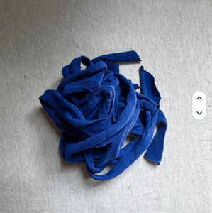 Déchets de tissu en coton terylène de haute qualité, couleur bleu turc, provenant du Bangladesh, modèle de marque personnalisé A2 - Product Image 2