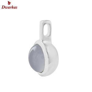 Classics 925 Sterling Silver Rainbow Moon Gemstone <b>Pendant</b> Necklace Bezel Setting Fashionable Religious Jewelry for Parties - Product Image 5