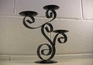 Decoración del hogar Diseñador atractivo Creativo Moderno Hierro Piso De pie Portavelas único Navidad dorada - Product Image 4