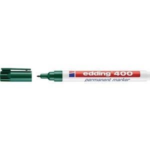 Paquete de 10 Marcadores Permanentes EDDING Verdes con Punta Redonda de 1 mm de Ancho de Línea - Product Image 1