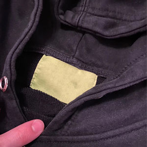 Wholesale OEM Service Men's Solid Color Hoodies <b>Lightweight</b> Cotton Blended with Best Design Rhinestone Basics for Winter - Product Image 6