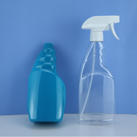 Conception personnalisée 400ml 500ml PET vide flacon pulvérisateur en verre bouchon de pulvérisation écologique pour l'emballage de bouteille de gradation d'appareils ménagers