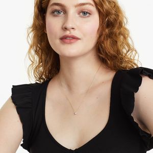 Pendentif Panier de Diamant en Platine Blanc Or Jaune Perle de Moissanite 0.75 CT 14 KT Trendy Style Religieux Fiançailles Mariage - Product Image 4