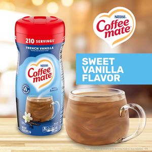 Crema para Café Coffee Mate de Nestlé, Vainilla Francesa, Crema en Polvo No Láctea, Envase de 15 oz (Paquete de 12) - Product Image 2