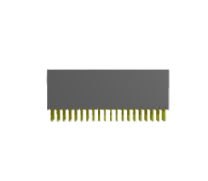 Conector de zócalo PCB vertical de 40 pines con orificio pasante SMS‑120‑01‑G‑D, paso de 1,27×2,54 mm para control industrial - Product Image 4