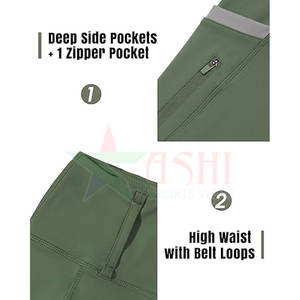 Leggings y Pantalones de Montar a Caballo para Mujer con Logotipo Personalizado, Impermeables, Resistentes al Viento, de Spandex/Poliéster, al por Mayor - Product Image 2