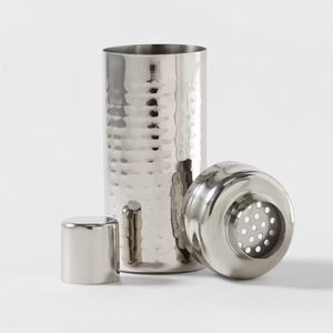 Shaker à cocktails en acier inoxydable, finition martelée, outil de bar professionnel, conception anti-fuite, prise en main facile, mélange parfait - Product Image 3