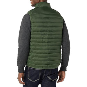 Gilet matelassé en nylon Vêtements d'hiver pour hommes Gilet matelassé personnalisé de qualité luxueuse - Product Image 2