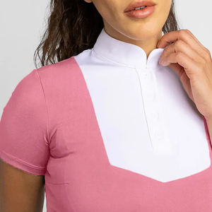 Camiseta ecuestre de manga larga para mujer, camiseta ecuestre de equitación, camiseta ecuestre de servicio OEM, camiseta para montar a caballo - Product Image 5