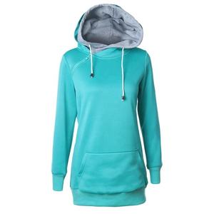 เสื้อฮู้ดผ้าคอตตอนผ้าฟลีซแบบสวมหัวของผู้หญิงเสื้อฮู้ดสำหรับใส่กลางแจ้งฤดูหนาวออกแบบได้ตามต้องการ - Product Image 1