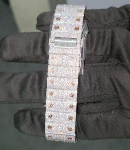 VVS Clarity Premium VVS Diamond Fashion Business Watch Mouvement à quartz Bande en acier inoxydable Date automatique Occasions formelles - Product Image 4