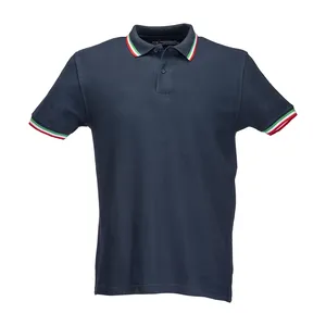 Polo Piqué Tricolore Personalizzata Promozionale - Product Image 3