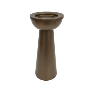 Bougeoir en métal au design moderne, finition dorée pour la maison, éclairage de table de Noël, décoration en vrac personnalisée et faite à la main - Product Image 5
