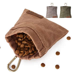 Productos de entrenamiento de mascotas Retro impermeable al aire libre entrenamiento de mascotas bolsa dispensadora de golosinas bolsillo exterior Portátil Bolsa de golosinas para perros - Product Image 2