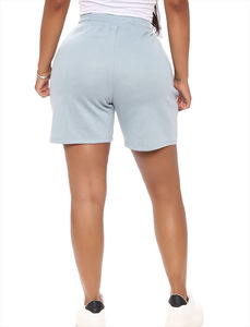 2024 Summer High Waist Breathable 100% Cotton Women's Shorts Sexy Beach Style Plus Size Jeans/Fabric Custom Logo Decoration - Product Image 5