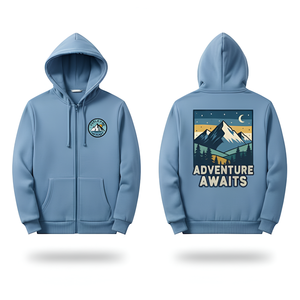 Sudadera con Cremallera para Hombre, Moderna 2026, 100% Algodón, Diseño Personalizado, Ropa Deportiva a la Moda, Transpirable, Ecológica, Color Verde Estampado - Product Image 4