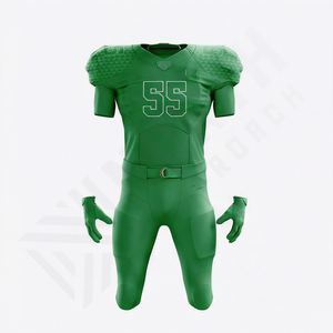 Uniforme de Fútbol Americano Personalizado por Sublimación, Totalmente Personalizado, Bordado de Alta Calidad, Equipo de Entrenamiento Profesional - Product Image 1