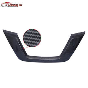 ชุดแต่งรถแบบคาร์บอน ABS ชุดกระจังหน้ากันชนรถสติกเกอร์ฝาครอบกระจังหน้าสำหรับ Nissan <span class=keywords><strong>Rogue</strong></span> <span class=keywords><strong>xtrail</strong></span> T32 2014-2020 - Product Image 2