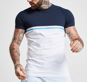 เสื้อยืดฟิตเนสแขนสั้นสำหรับผู้ชายทรงโอเวอร์ไซส์ผ้าคอตตอนขนาดใหญ่พิมพ์โลโก้ได้ตามต้องการ - Product Image 6