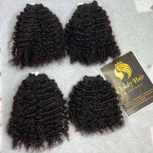 Nouvelle tendance, cheveux vierges brésiliens, vague naturelle, bouclés, haute qualité, longueur longue, résistants à la chute, fournisseurs en gros, transparents - Product Image 4