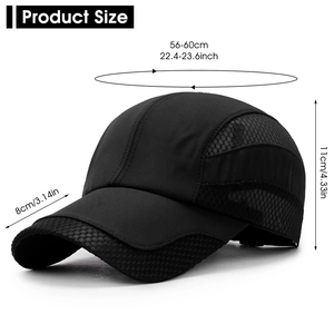 Gorra de béisbol para hombre al aire libre, sombrero deportivo de mezcla de algodón ajustable con ala curva, protección solar informal a la moda para uso diario - Product Image 2