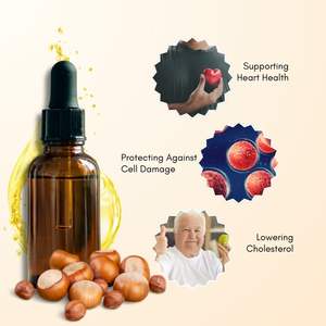 Aceite Portador de Avellanas Italianas Prensado en Frío, en Forma Líquida, Certificado GMP para el Cuidado de la Piel - Product Image 3