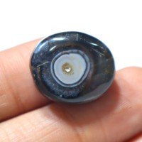 Pierre précieuse naturelle en agate de Sulemani Aqeeq, cabochon en agate rayée, pierre lisse en vrac, fournisseur en gros pour la fabrication de bijoux