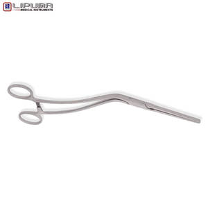 Abrazadera Iliac COOLEY, mandíbulas rectas atraumáticas de 60mm, vástagos en ángulo de 45 grados, instrumentos médicos quirúrgicos vasculares de 10 ''y 25,5 cm - Product Image 3