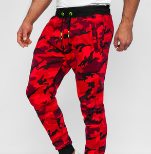 Pantalon de survêtement en toile de haute qualité pour hommes, coupe ajustée, logo personnalisé, pantalon d'entraînement respirant à séchage rapide avec taille moyenne, design décontracté - Product Image 3