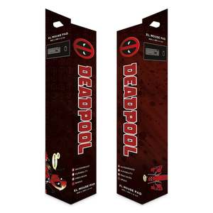 Alfombrilla de Ratón Marvel Deadpool XL con Diseño Cuadrado Impreso, Calefactable e Impermeable, Carga Inalámbrica, Grosor de 3mm, para Teclado - Product Image 2