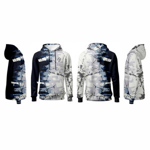 Sudadera con capucha lavada con ácido de gran tamaño y peso pesado personalizable para hombre, diseño Vintage desgastado, ropa de invierno con cremallera, sudadera de tela ODM - Product Image 2