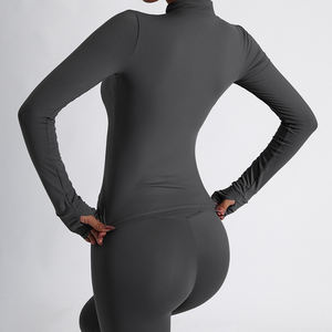 Ropa de entrenamiento de yoga más vendida, ropa deportiva para mujer, ropa deportiva, chaquetas de Yoga de 1 pieza para gran oferta - Product Image 6