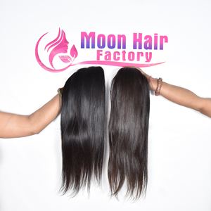 Meilleures ventes de mèches de cheveux humains bruts, lisses, double trame, cheveux bruts naturels, fabrication cambodgienne, produits indiens par l'exportation - Product Image 4