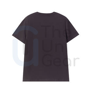 2025 nueva llegada camiseta para hombre y mujer diseño único ligero de alta calidad Streetwear 100% algodón logotipo frontal-venta al por mayor - Product Image 5