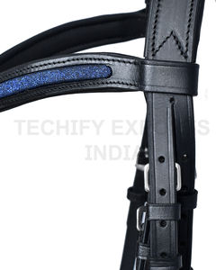 Brida snaffle de cuero de alta calidad más vendida con decoración de cristal Equipo para caballos con precio económico - Product Image 6