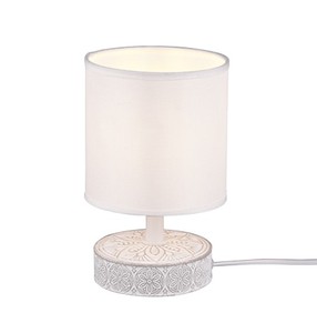 Marie white ceramic table lamp 1xE14 IP20 (Trio R50980101) - Product Image 1