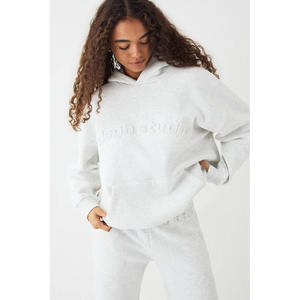 Sweat à capuche pour femme en coton 100% de haute qualité, broderie personnalisée, logo personnalisé, pas cher, hiver, devant, pull-over, vente en gros - Product Image 1