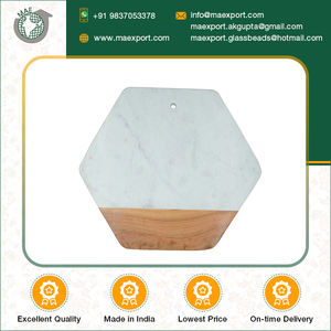 Tabla de cortar de mármol y madera blanca de excelente calidad para uso en restaurantes y hoteles a un precio asequible - Product Image 2