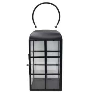 Linterna de aluminio decorativa para el hogar, chapado en latón en bruto, Color dorado, diseño moderno, soporte de vela personalizado disponible - Product Image 2