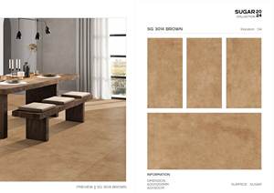 Full Body Porcelain Floor <b>Tile</b> With High Quality Solid Texture Floor <b>Tile</b> 600*1200mm for Living Room Interior <b>Tile</b> - Product Image 5