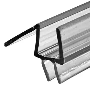 알루미늄 도어 및 창 피팅 용 방수 유리 가장자리 고무 U 채널 EPDM/PVC 고무 씰 스트립