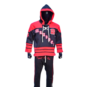 Jerseys de hockey sobre hielo profesionales hechos a medida con capucha para hombres y mujeres - Product Image 1