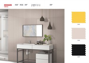 Tuile octogonale en mosaïque artisanale, émail, mur, sol extérieur, utilisation intérieure/extérieure, prix bas, style chinois - Product Image 3