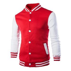 High Quality Custom Print Logo Baseball Varsity Jacket for Men Black Plain Polyester Wholesale CollegeBaseballjacket for men - Product Image 6