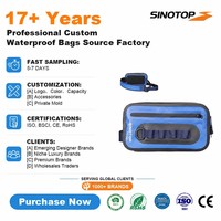 Sac banane imperméable SINOTOP pour vélo et moto, pour femmes et hommes, sac bandoulière, sports de plein air, durable, OEM, PVC, logo personnalisé
