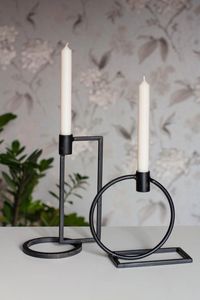 Margery เชิงเทียนเหล็กสำหรับตกแต่งโต๊ะ,เชิงเทียนโรแมนติกหรูหราสไตล์นอร์ดิก - Product Image 6