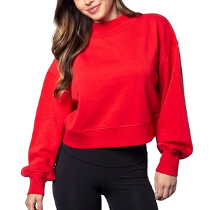 Sweat-shirt à col montant personnalisé pour femmes, fabrication OEM - Product Image 1