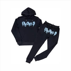 Chándales personalizados de alta calidad para hombre Chándal de poliéster con estampado de hojaldre para hombre Conjunto de chándal de nailon Chándal de invierno para hombre OEM - Product Image 4